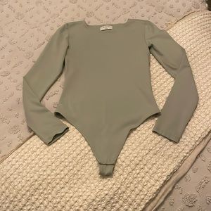 BABATON Contour Bodysuit Size Small light olive green Never Worn